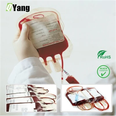 Etiqueta de bolsa de sangre