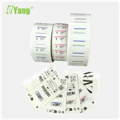 Etiqueta de etiqueta de múltiples capas de logotipo